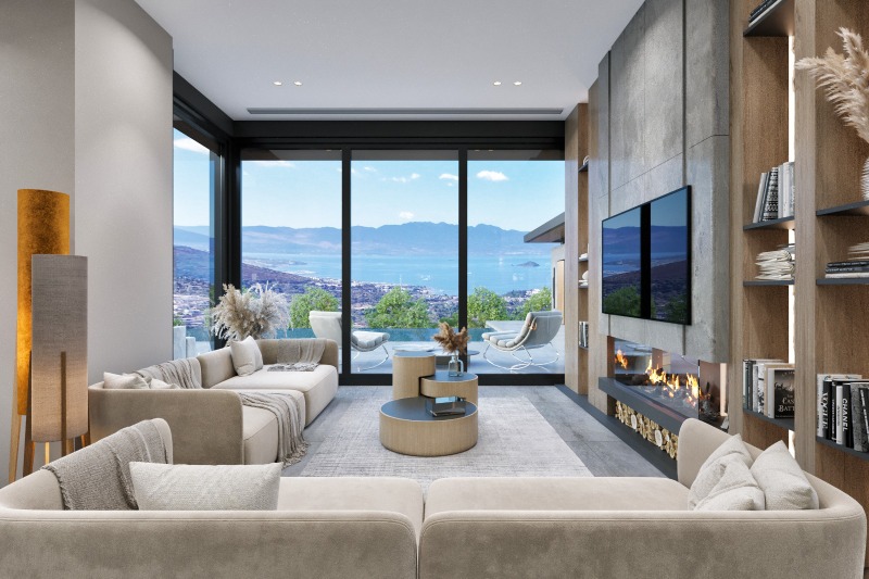 BODRUM GÜMÜŞLÜK ELİT SİTE İÇİNDE MÜSTAKİL VİLLA