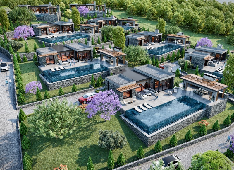 BODRUM GÜMÜŞLÜK ELİT SİTE İÇİNDE MÜSTAKİL VİLLA