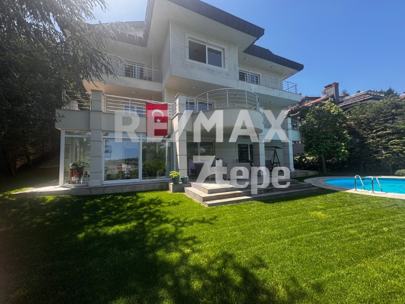 TEK YETKİLİ REMAX7TEPE'DEN KONAKLAR MANZARALI HAVUZLU KLASİK B TİPİ KİRALIK VİLLA
