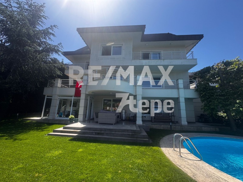 TEK YETKİLİ REMAX7TEPE'DEN KONAKLAR MANZARALI HAVUZLU KLASİK B TİPİ KİRALIK VİLLA
