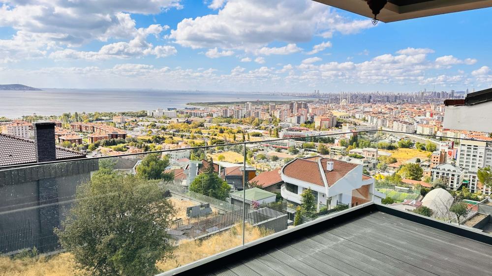 TEKNİKYAPI SUADİYE SAHİLDE FULL DENİZ MANZARALI SATILIK RESIDENCE DAİRE 4,5+1